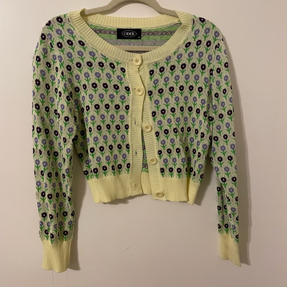Flower cardigan